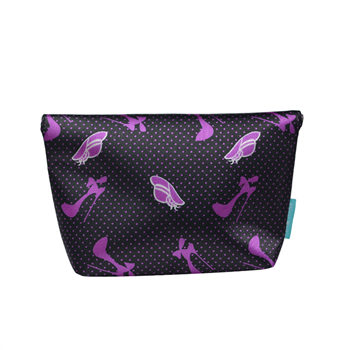 Foldable Satin Cosmetic Bag