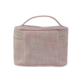 Linen Handle Cosmetic Bag
