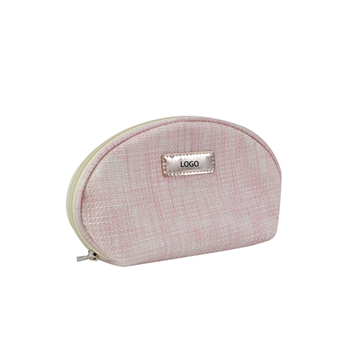 Linen Curve Cosmetic Bag