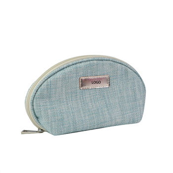 Linen Curve Cosmetic Bag