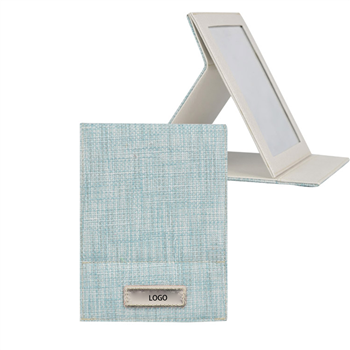 Linen Foldable Travel Makeup Mirror