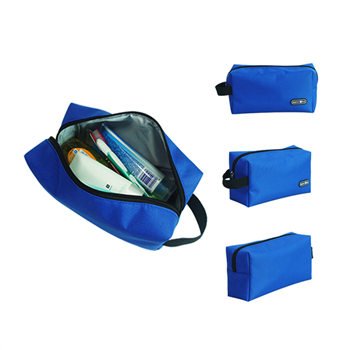 Compact Zippered Cosmetic Travel Bag