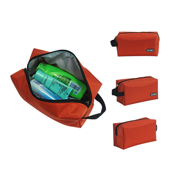 Compact Zippered Cosmetic Travel Bag