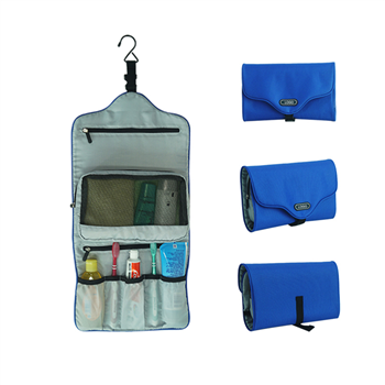 Fold-Up Hanging Cosmetic Travel Bag