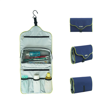 Fold-Up Hanging Cosmetic Travel Bag