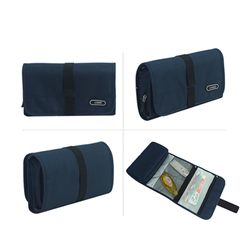 Foldable Travel Mesh Cosmetic Organizer