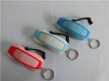 Compact Hand Crank Keychain Flashlight