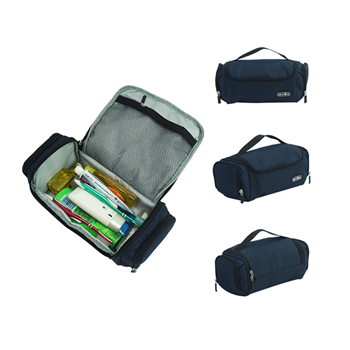 Rectangular PVC Mesh Cosmetic Bag