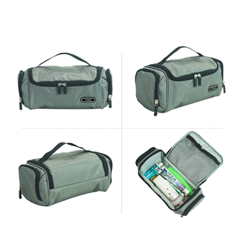 Rectangular PVC Mesh Cosmetic Bag
