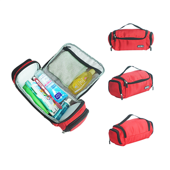 Rectangular PVC Mesh Cosmetic Bag