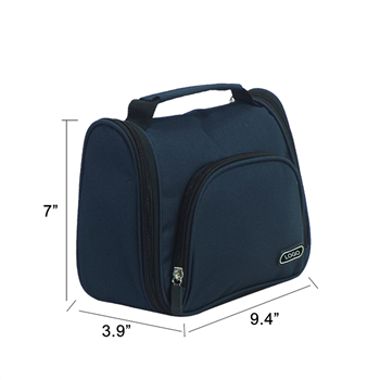 Curved PVC Mesh Cosmetic Bag