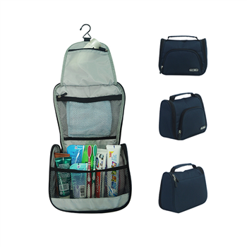 Curved PVC Mesh Cosmetic Bag