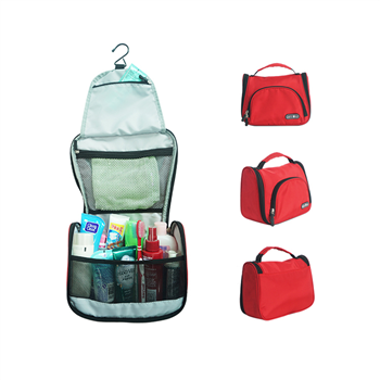 Curved PVC Mesh Cosmetic Bag