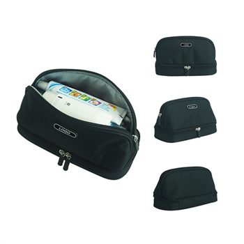 Arched PVC Mesh Cosmetic Bag