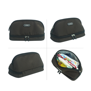 Arched PVC Mesh Cosmetic Bag