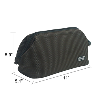 Large PVC Mesh Cosmetic Bag