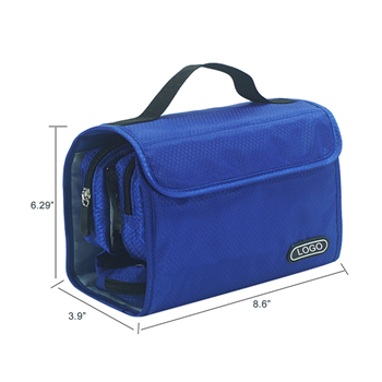 Wrapped PVC Hanging Cosmetic Bag