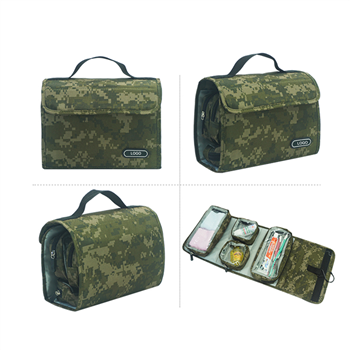 Wrapped PVC Hanging Cosmetic Bag