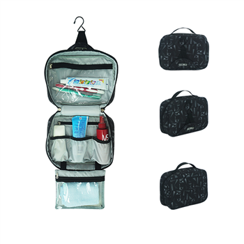 Wrapped Oxford Hanging Cosmetic Bag