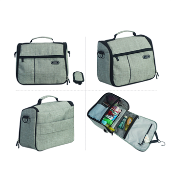 Large Hanging Oxford Cosmetic Bag