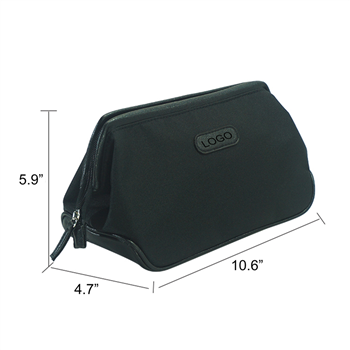 Wide Base Oxford Travel Cosmetic Bag