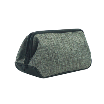 Wide Base Oxford Travel Cosmetic Bag