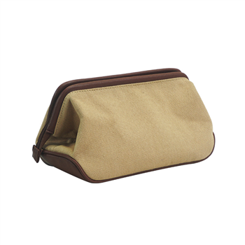 Wide Base Oxford Travel Cosmetic Bag