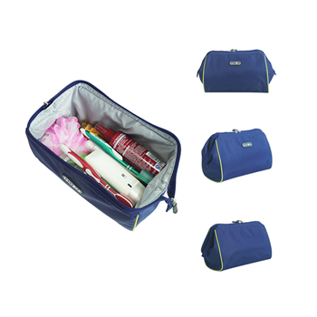 Multi-Compartment Travel Cosmetic Bag