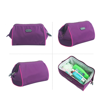 Multi-Compartment Travel Cosmetic Bag