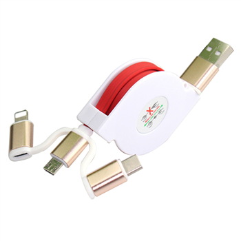 3-in-1 Telescopic Charging Cable