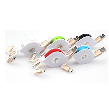 3-in-1 Telescopic Charging Cable