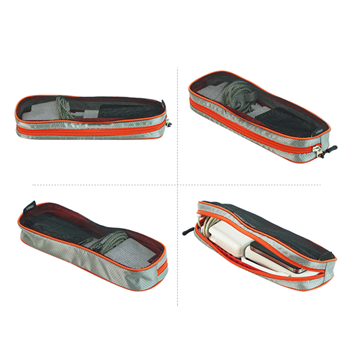 Mesh-Top Travel Organizer Pouch