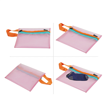 Zippered Polyester Travel Pouch