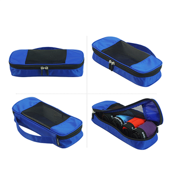 Mesh Panel Travel Organizer Pouch