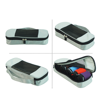Mesh Panel Travel Organizer Pouch
