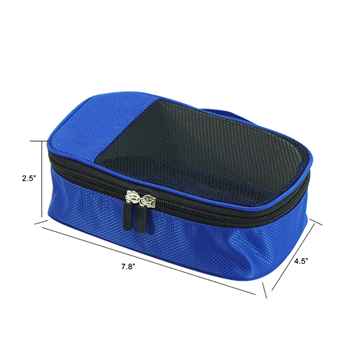 Mesh Panel Travel Organizer Pouch