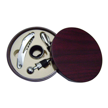 Wine Tool Set in Leather Case