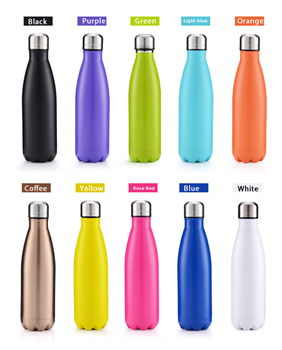 17oz Stainless Steel Double Wall Water Bottle