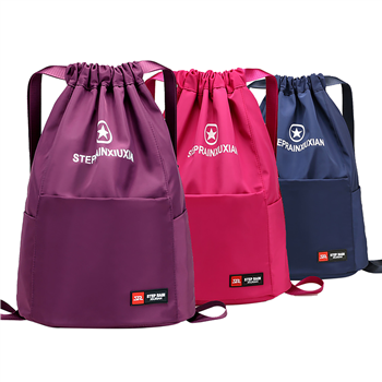 Wide Strap Sports Drawstring Bag
