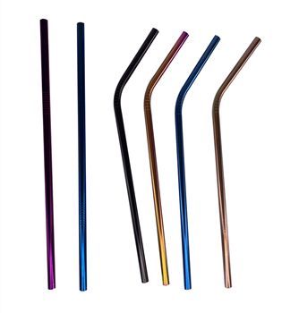 Reusable Colorful Stainless Steel Straw