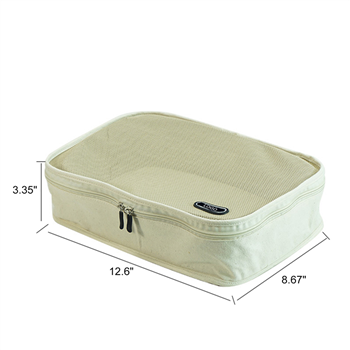 Canvas Mesh Shirt Packing Cube Organizer