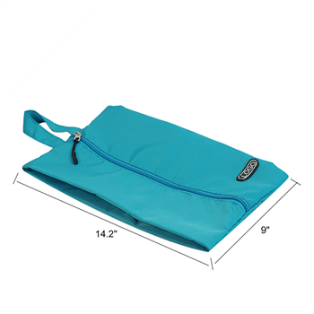 Zippered Polyester Shoe Bag with Handle