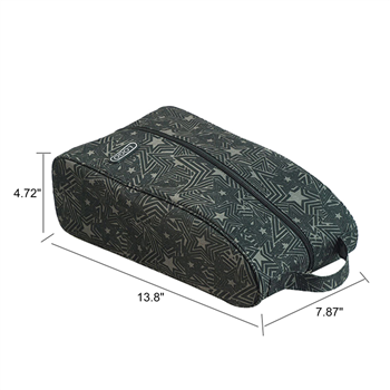 Travel shoe bag w/ zipper