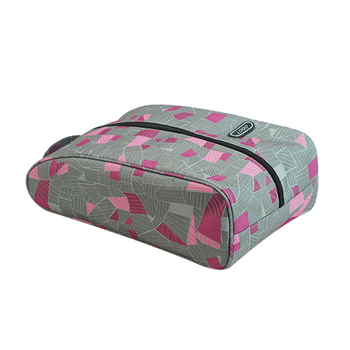 Travel shoe bag w/ zipper