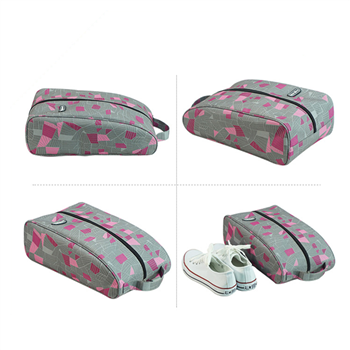 Travel shoe bag w/ zipper