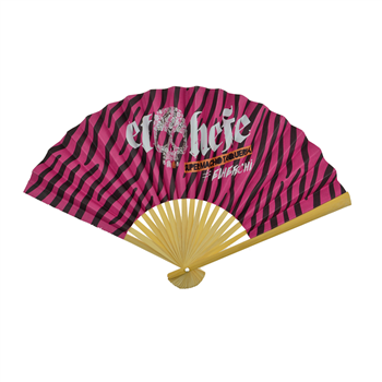 9" Custom Folding Paper Fan