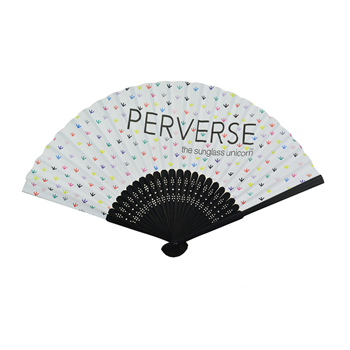 8 1/4" Custom Folding Paper Fan