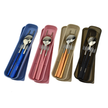 Stainless Steel Portable Tableware Set