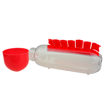 Water Bottle with Built-in Pillbox