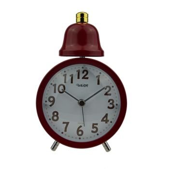 Classic Single Bell Metal Alarm Clock